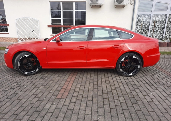 Audi A5 cena 49900 przebieg: 240000, rok produkcji 2014 z Malbork małe 379